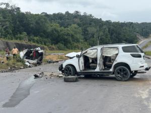 Grave Acidente na Zona Norte de Manaus Resulta em Uma Morte e Três Feridos
