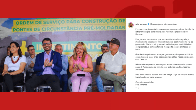 Retorno de Sula Ximenes à Presidência do Deracre: Uma Decisão Estratégica para o Acre