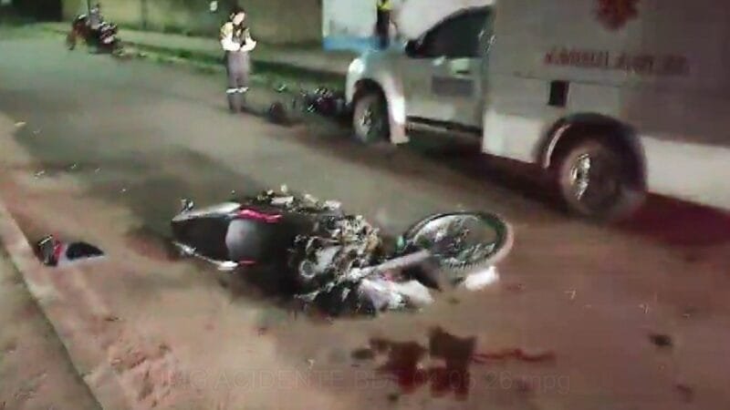 Acidente entre Motocicletas em Santarém Deixa Três Feridos