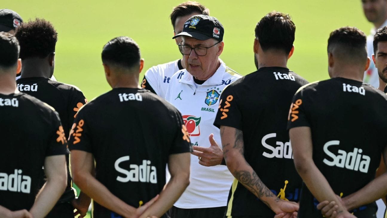 Ancelotti Amplia Observações para a Escalação da Seleção Brasileira