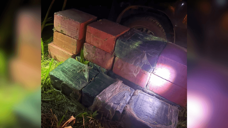 Força-tarefa no Tocantins apreende quase 500 kg de cocaína e detém dois suspeitos