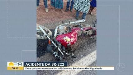Tragédia na BR-222: Acidente entre moto e picape resulta em duas mortes no Pará