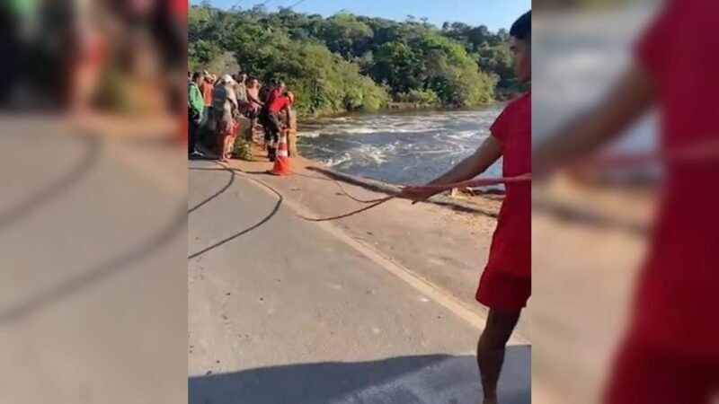 Buscas seguem após queda de micro-ônibus no Rio Curuá-una em Santarém
