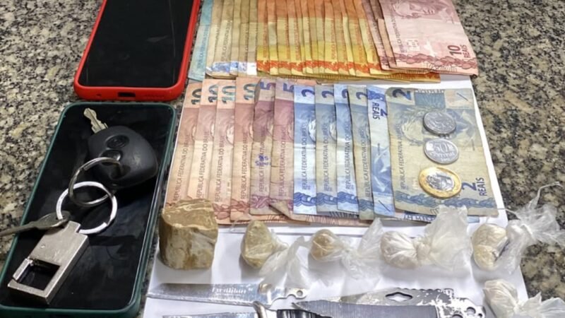 Jovem é Detido com Crack e Dinheiro em Boa Vista