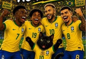 Previsões do Gato Vidente: Milu e o Jogo Brasil x Noruega