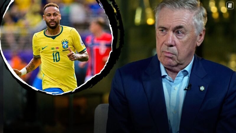 Ancelotti Comenta a Saída de Neymar da Seleção Brasileira: Um Ciclo se Fecha e Outro se Inicia