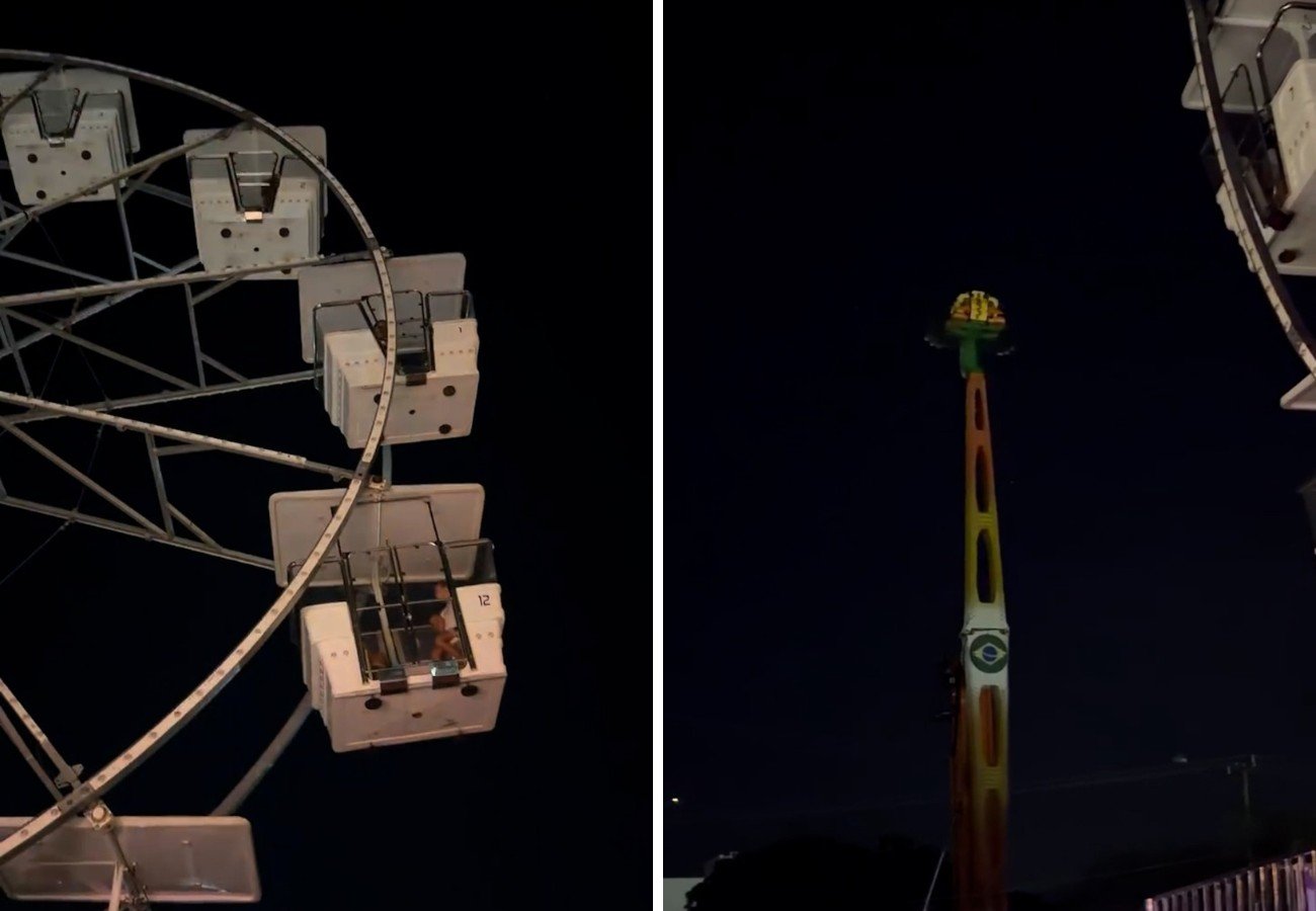 Visitantes de Parque de Diversões Vivem Momentos de Tensão Durante Apagão Programado