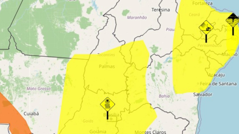 Previsão do Tempo: Sol e Calor Dominam o Fim de Semana no Tocantins
