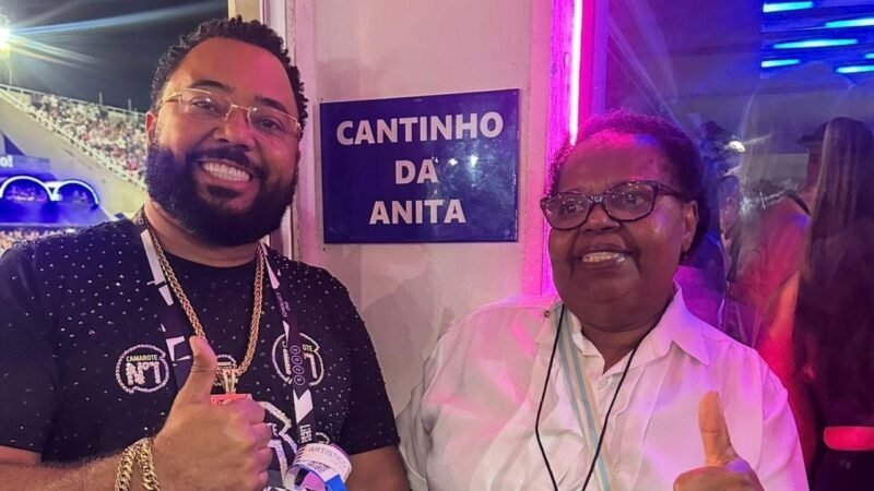 Falecimento de Anita Nobre, mãe do sambista Dudu Nobre, aos 78 anos