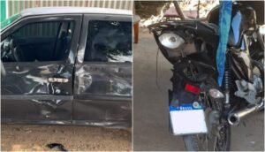 Acidente na Avenida Carlos Pereira de Melo: Motorista e Motociclista Colidem em Boa Vista