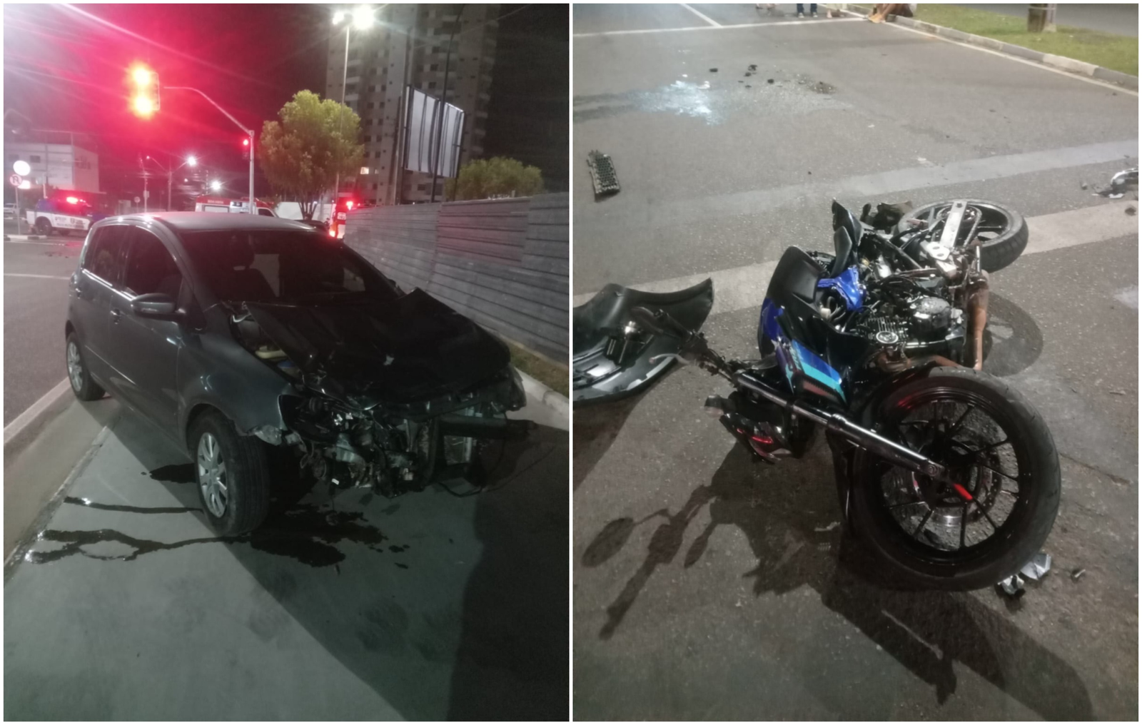 Acidente na Avenida Ville Roy em Boa Vista Deixa Dois Jovens Feridos