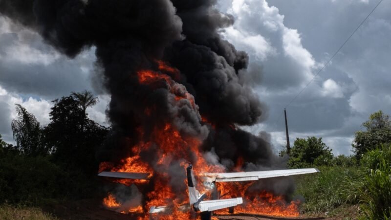 Destruição de Aeronave Relacionada ao Garimpo Ilegal na Terra Yanomami