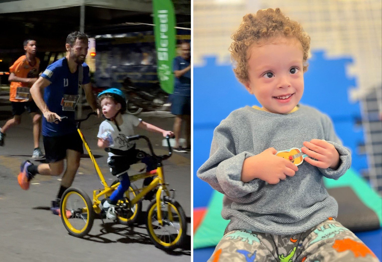 Pai e Filho Superam Desafios em Corrida Adaptada e Inspiram o Público