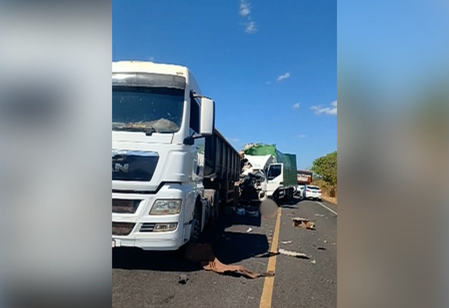 Tragédia na TO-010: Criança perde a vida em colisão entre caminhões