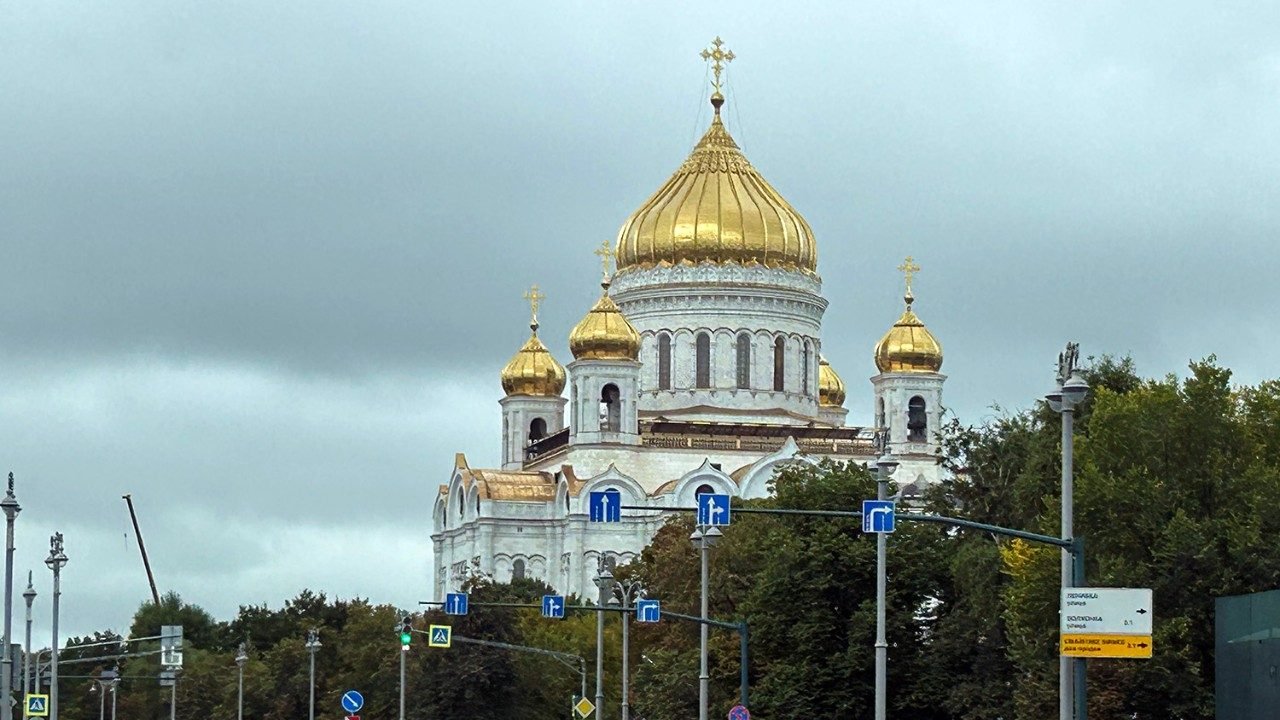 Visita do Secretário Gallagher à Catedral Ortodoxa de Moscou