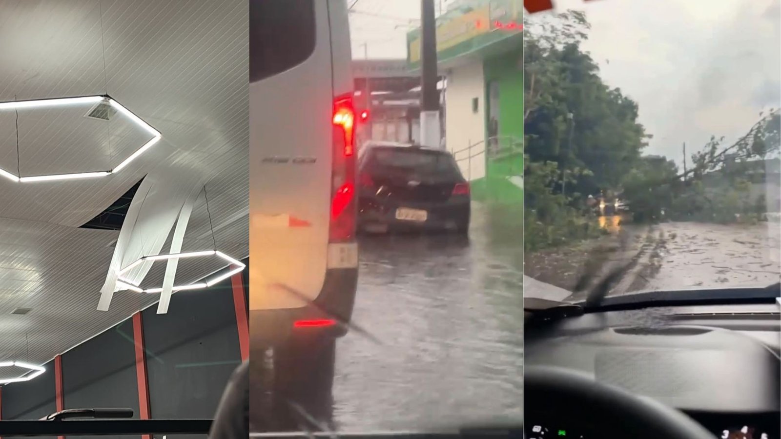 Fortes Chuvas e Ventos Causam Alagamentos em Porto Velho e Danificam Estruturas