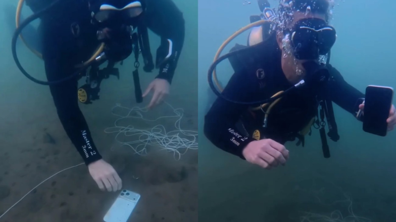 Mergulhadores Realizam Resgate de Celular em Lago de Palmas Após 24 Horas Submerso
