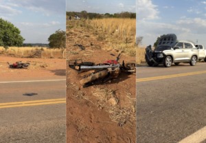 Tragédia no TO-373: Acidente entre moto e carro resulta em morte e ferimentos