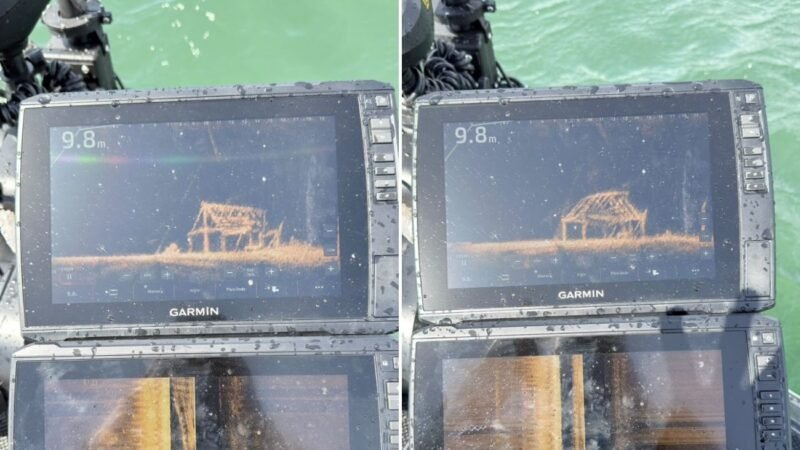 Descobertas Submersas no Lago de Palmas: Estruturas Históricas e Maquinários Revelados por Mergulhador