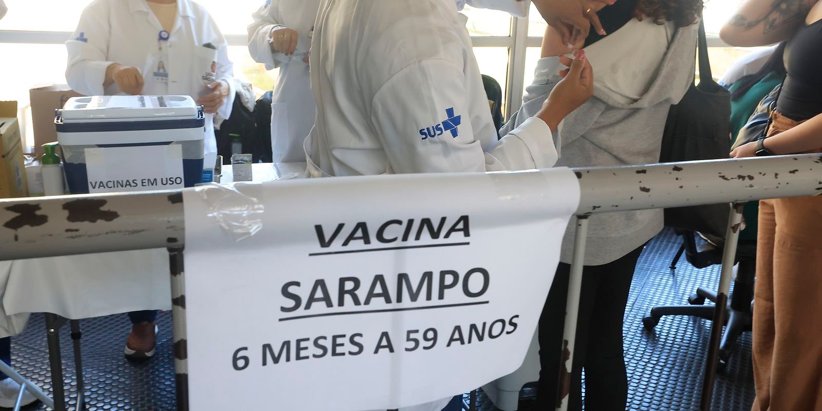 São Paulo aplica mais de 795 mil vacinas contra o sarampo em campanha de multivacinação