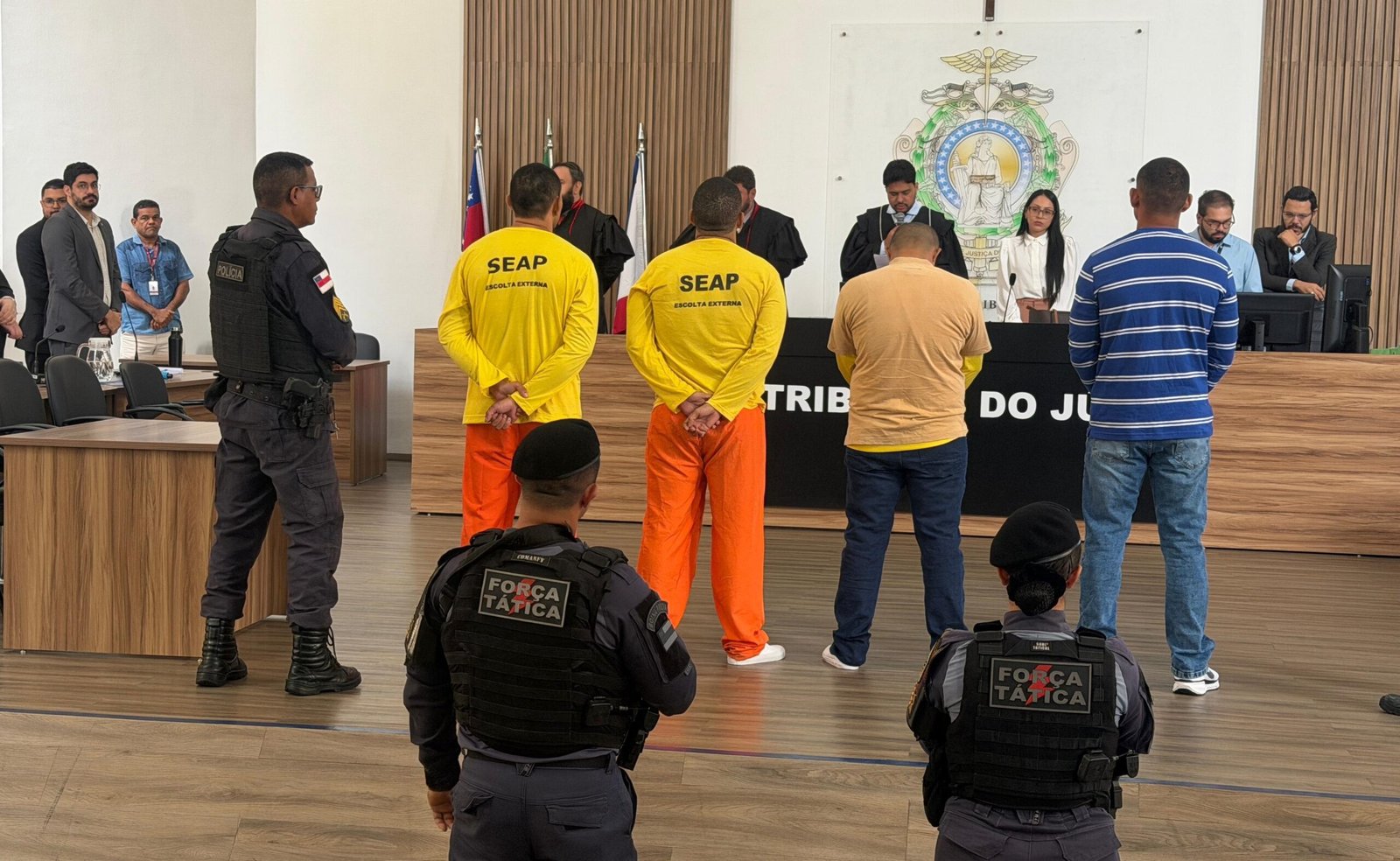 Réus são condenados a 196 anos de prisão por homicídios em motim na Cadeia Pública de Manaus