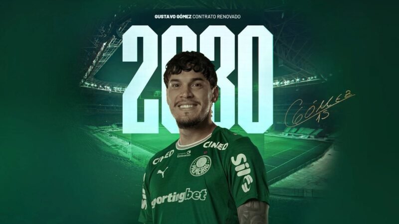 Palmeiras Formaliza Renovação de Gustavo Gómez até 2030
