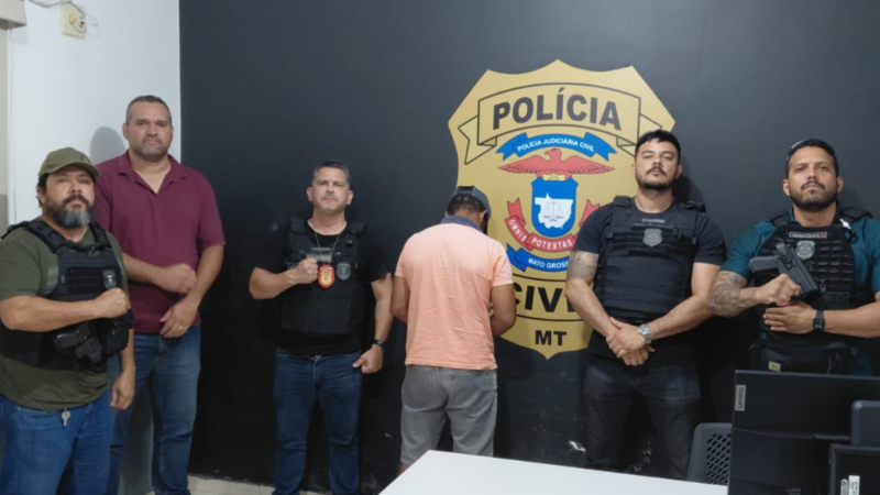 Prisão de Suspeito de Homicídio em Ação no Mato Grosso