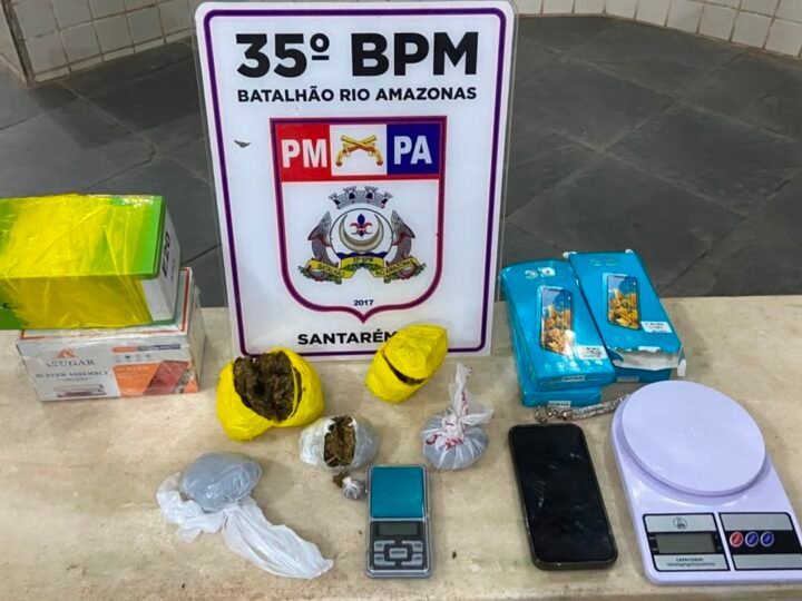 Mulher é presa em Santarém com drogas escondidas em embalagem de celular