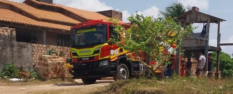 Incêndio em Terreno Baldio Gera Preocupação em Moradores de Santo André, Santarém