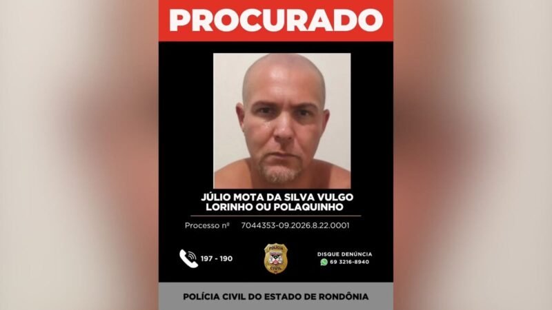 Homem Detido por Homicídio em Porto Velho; Outro Suspeito em Liberdade