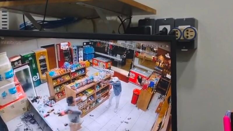 Policial Militar em Manaus é Flagrado em Ação Violenta em Loja de Conveniência