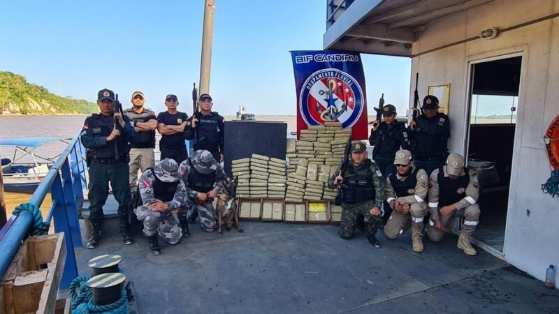 Polícia apreende 173,5 kg de skunk em operação fluvial no Baixo Amazonas