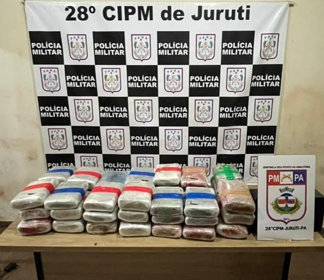 Operação Força Total: Apreensão de 74 kg de Drogas em Juruti