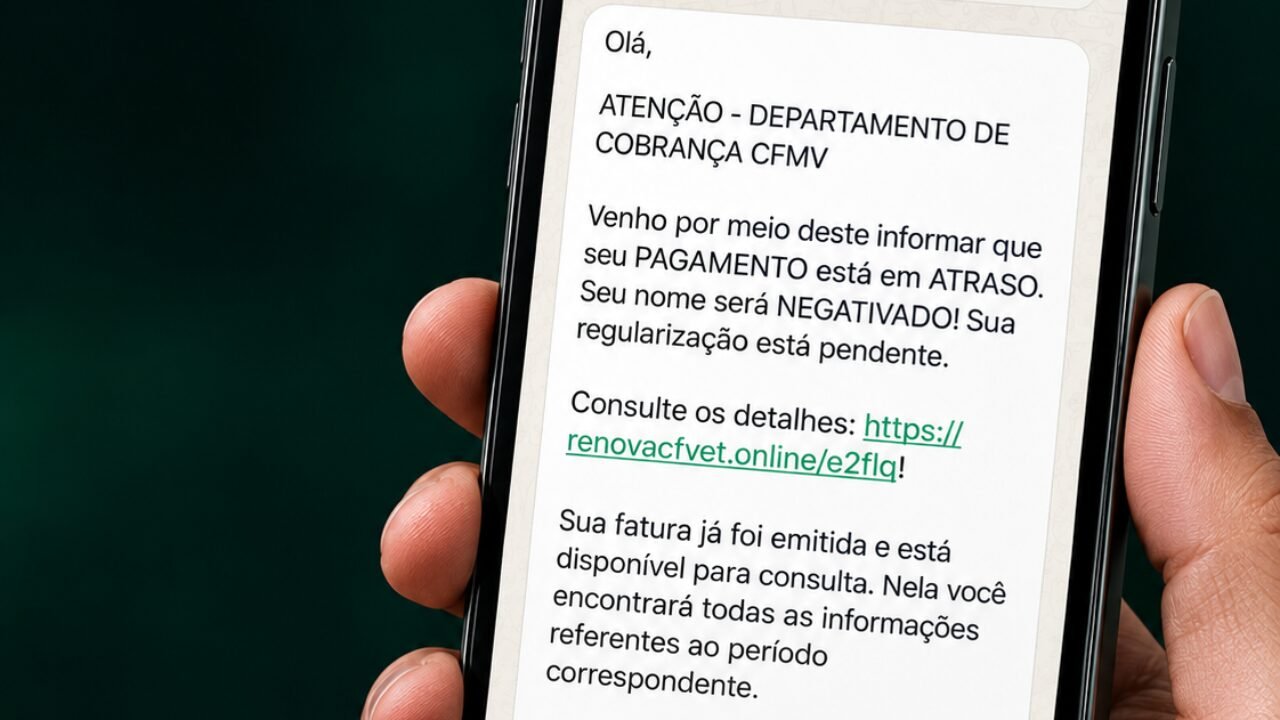 Alerta sobre Golpe de Anuidade Envolvendo Veterinários e Zootecnistas