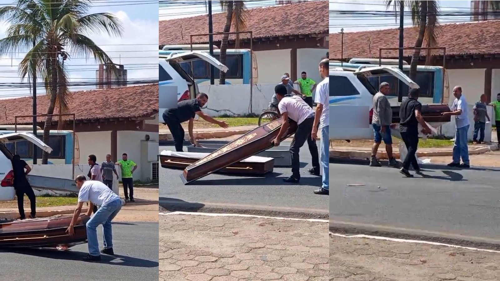 Incidente inusitado em Marabá: Caixão cai de carro funerário durante transporte