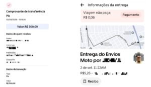 Entregador Retém R$ 300 Enviados por Engano em Boa Vista e Não Conclui Corrida de R$ 5,26