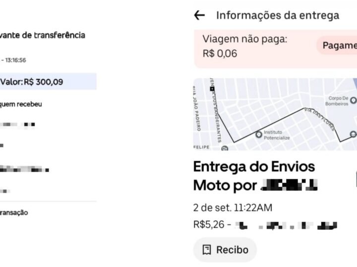 Entregador Retém R$ 300 Enviados por Engano em Boa Vista e Não Conclui Corrida de R$ 5,26
