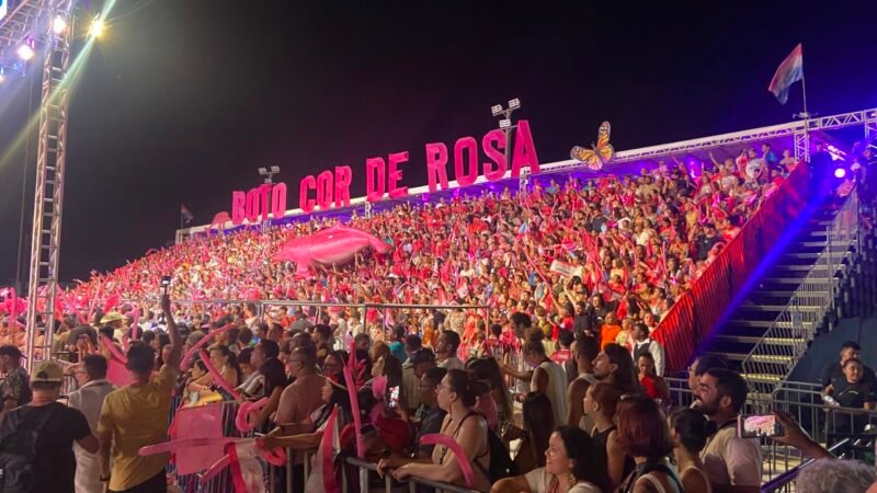 Boto Cor-de-Rosa Inicia Sairé 2026 com Espetáculo Celebrando a Cultura Tapajônica