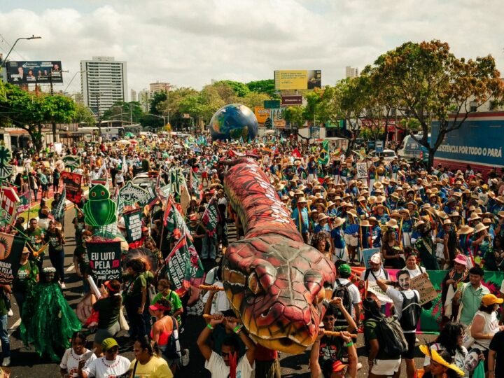 Cobra Gigante Marca Abertura da Virada Cultural em Defesa da Amazônia