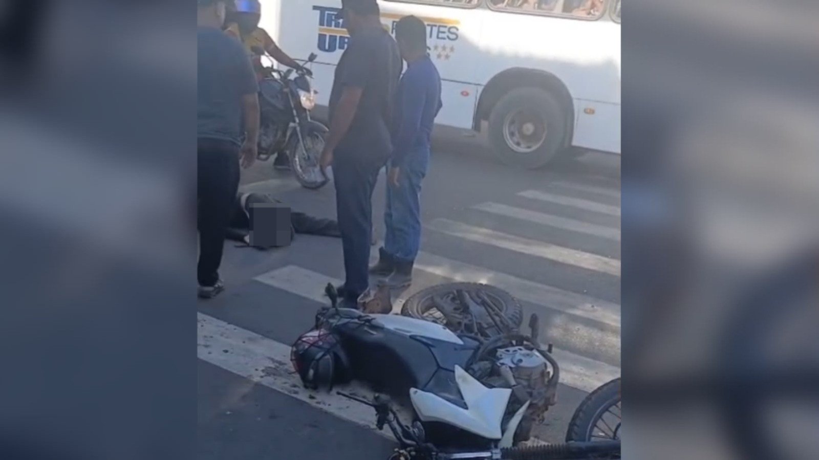 Motociclista Sofre Ferimentos Graves em Acidente com Ônibus em Santarém