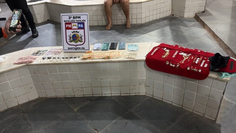 Operação da PM em Santarém Leva Suspeitos de Tráfico à Delegacia