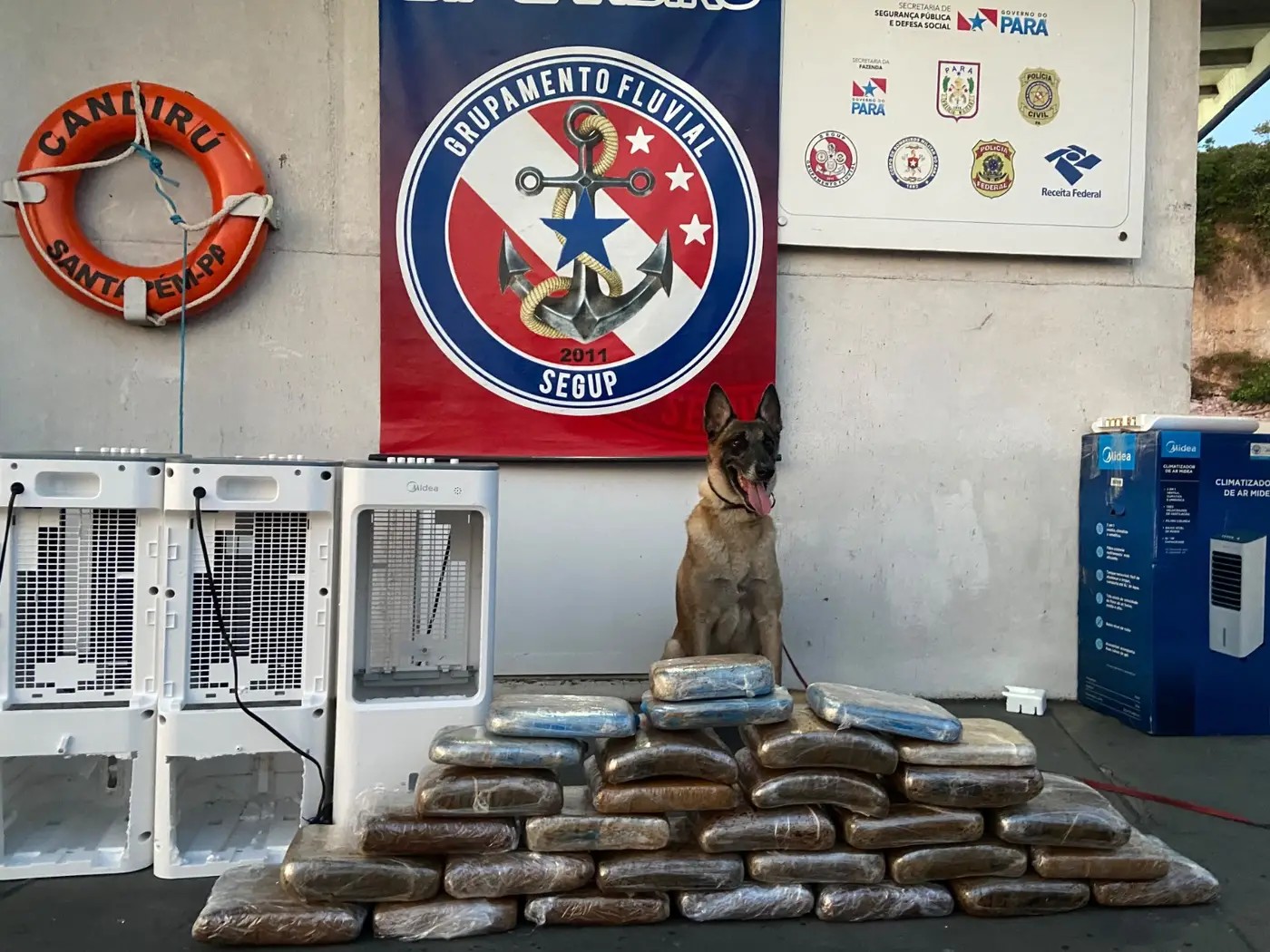 Apreensão de Drogas em Óbidos: 34 Quilos Encontrados em Ar-Condicionado