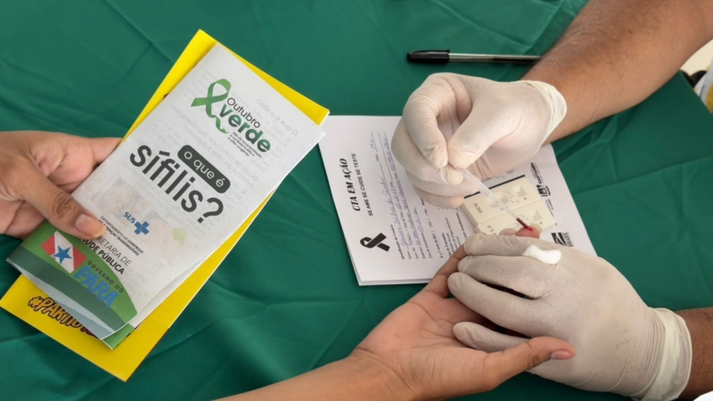 Ação de Prevenção à Sífilis em Santarém Realiza Mais de 400 Testes Rápidos