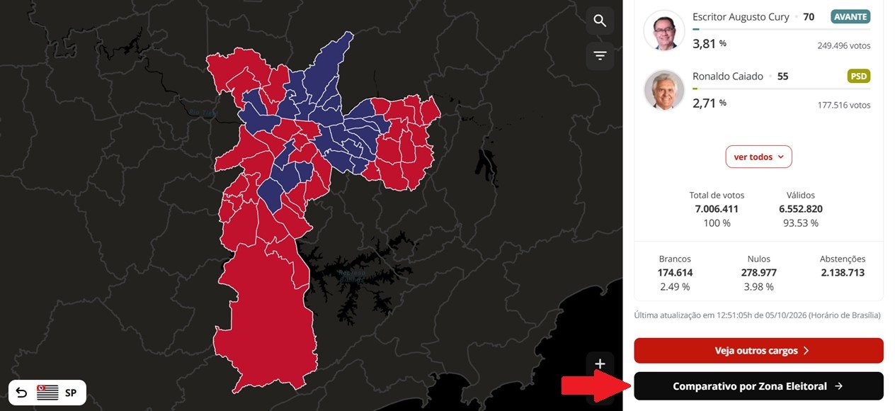 Resultados das Eleições 2026 no Pará: Acesse o Mapa Interativo da Apuração