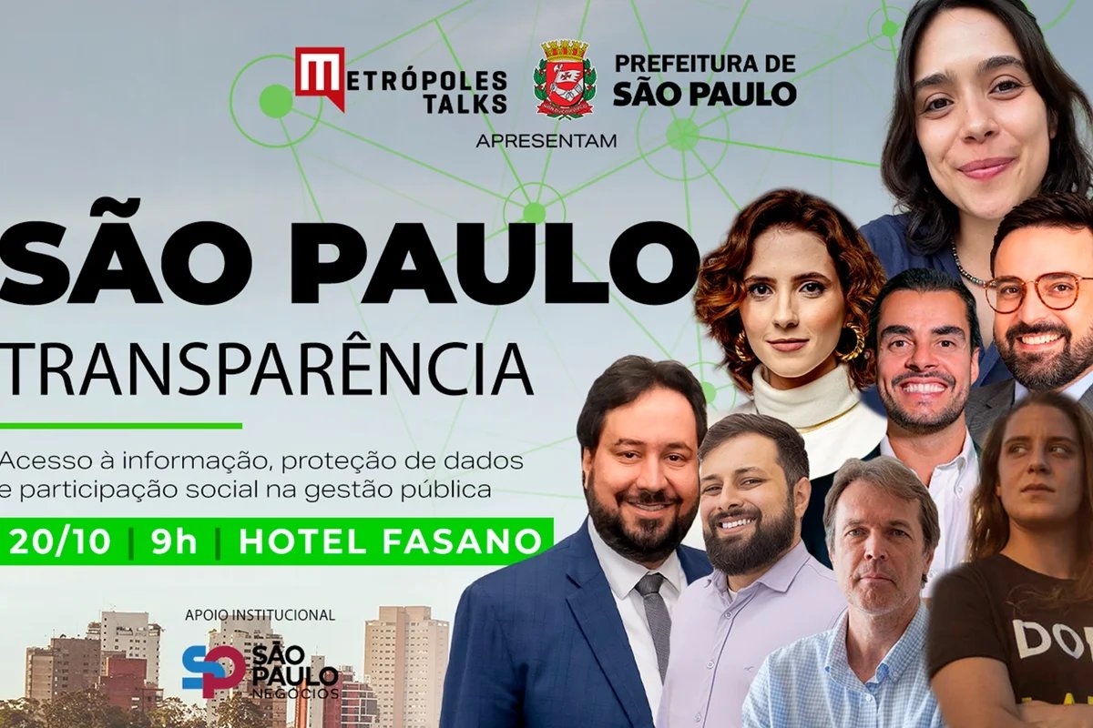 Especialistas discutem a transparência de dados em São Paulo no Metrópoles Talks