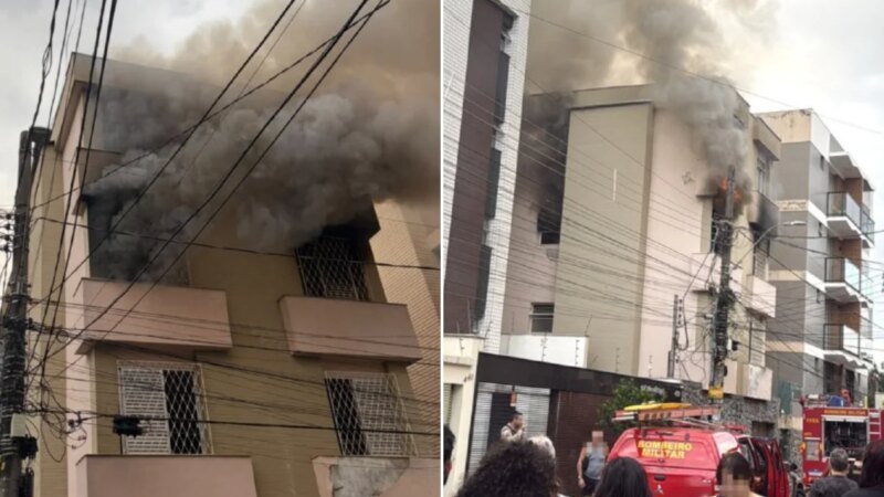 Incêndio em Prédio no Prado, Belo Horizonte, Deixa Feridos e Mobiliza Corpo de Bombeiros